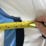 Tail Womens Large L Tank Top Polo Golf Sleeveless Tennis 1/4 Zip Blue White Photo 3