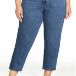 No Boundaries  Jeans Juniors 13 High Rise‎ Mom Cropped Blue Jeans Pockets NWT Photo 0