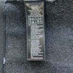 Forever 21  Pull On Knit Mini Skirt Size S Short Black Gunmetal Sparkle Metallic Photo 4