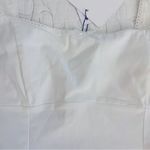 Bershka NWT  Corset Top Tank Crop White Size Small Photo 1