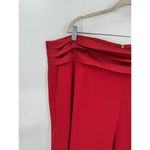 Calvin Klein Pant Women 24W Red Straight Leg Formal Business Mature Plus Size Photo 7