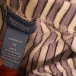 Vera Wang Simply Vera  Fleece Purple White Striped Pajama Set SIZE M Photo 2