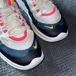 Nike Air Max Axis White Navy Pink Yellow Sneakers Size 9.5 Mesh Running Shoes Photo 4