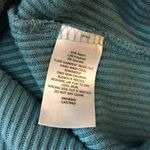 Caslon Blue Ribbed V-Neck Long Sleeve Top Dolman Sleeve Womens Size S Photo 3