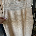 Torn By Ronny Kobo  Madi Crochet Dress beige sand maxi resort vneck open back Photo 7
