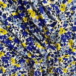 Old Navy Yellow and Blue Floral Shift Dress Photo 4