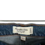 Abercrombie & Fitch Curve Love Ankle Straight Ultra High Rise Jeans Womens 32/14 Photo 3