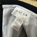 Oscar de la Renta  Skirt Black Slit Office Career Classic Pencil 10 Photo 4