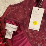 Ashley Lauren NEW  Sequin HoCo Mini Dress 4248 in Red Gold Size 4 Photo 7