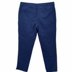 Chelsea28  Navy Cotton Eyelet Mid Rise‎ Crop Pant Photo 1