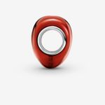 Pandora Metallic Red Heart Charm - Moments Bracelets - Sterling Silver & Enamel Photo 2