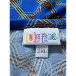 LuLaRoe  Yellow Green Paisley Floral Print Dress‎ Size 2XL Cottagecore Colorful Photo 2