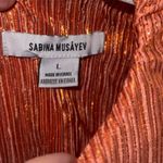 SABINA MUSAYEV Afek Dress Large Orange Photo 6