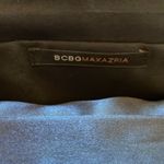BCBG Maxazria Black Satin Clutch Photo 5