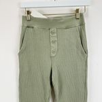 Jonathan Simkhai Matching Set Waffle Knit Loungewear Athleisure Green XS NWT Photo 5