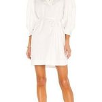 Rebecca Taylor 3/4 Sleeve Twill Belted Dress Milk Womens Size Small Photo 0