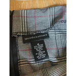 Goodclothes Skirt Womens Size 10 Black Pink Knee Length Houndstooth Plaid Fall‎ Photo 10