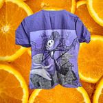 Disney‎ Nightmare Before Christmas Scrub Top XS Characters Halloween V Photo 4
