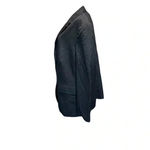 Lands' End  women's size 16W black 2 button blazer Photo 1