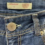 No Boundaries  Stretch Denim Lace Accent Cuffed Capri Blue Jeans Juniors 11 Photo 6