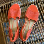 Eileen Fisher  Mews Magma Melange Orange Stretch Espadrilles Flat Sandals Size 8 Photo 6