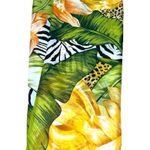 Tropical Green and Orange Scarf Photo 7