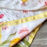 Nina Ricci Silk Cotton Scarf Bandana Yellow Photo 9