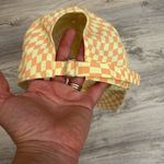 Wild Fable Orange & Yellow Checkered Print Adjustable Women's Ball Cap Photo 2