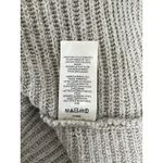 Free People Sweater Top Size M Beige Hi Low Hem V Neck Chunky Knit Cropped Top Photo 9