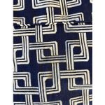 ORIGINAL MILLY OF NEW YORK Size 4 NAVY BLUE WHITE CHAIN STRAP Short DRESS Photo 10