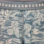 Under Armour Green Print Heatgear Compression Stretch Active Pants Shorts Small Photo 3