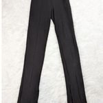 ANINE BING Max Trousers Split Hem High Rise Black Size 34 Photo 12