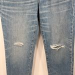 Slvrlake London Jeans SZ 27 NWT Shakedown Straight Leg Distress Denim High Waist Blue Photo 13