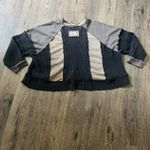 POL  Women’s Sweatshirt Large Oversized Distressed Mixed Media Photo 1