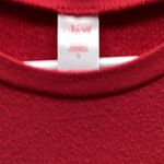 North Pole Size Small Secret Elf Red Crewneck Sweatshirt. Preloved Photo 2