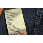 Free People  We The Free Raw Edge Tunic Top S Navy Blue Crushed Cotton Swing Photo 3