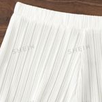 SheIn White Pleaded Shorts Photo 2