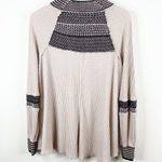 Free People  Snow Day Thermal Knit Top M Photo 3