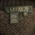 Ralph Lauren LAUREN  Lambswool Full Zip Cardigan Sweater Jacket XL Photo 3