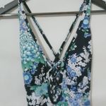 Leilani 12 Black Turquoise One Piece Swim Suit in Turquoise on Black Blue Photo 5