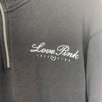 PINK - Victoria's Secret PINK Victoria’s Secret Black 1/2 zip pullover size S‎ Photo 6