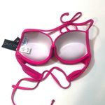 California Waves Pink Underwire Push Up Bikini Top Photo 4