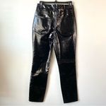Good American  Good Classic Faux Leather Pants‎ Black 2 / 26 Photo 5