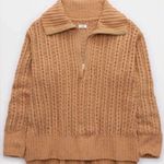 American Eagle Aerie Cable Knit Sweater Photo 0