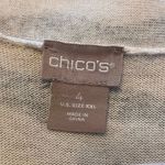 Chico's Chico’s Animal Print Zebra Light Pullover Sweater 2X Gray Ivory XXL 2X Photo 12