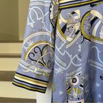 Emilio Pucci NWT Esperidi Print Shirtdress Midi Dress Periwinkle Blue / Purple Photo 6