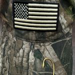 Camouflage American Flag Hat with Adjustable Back Multiple Photo 1