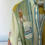 ALEMAIS Elixir Shirt Dress Maxi in Yellow, Green and Blue, New with Tags Yellow Size 4 Photo 5