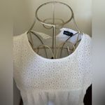 Boohoo Petite white eyelet short sleeve mini dress size 2 100% cotton Photo 8
