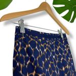 Boden USA Boden Martha Ikat Animal Print Pencil Skirt in Navy Photo 6